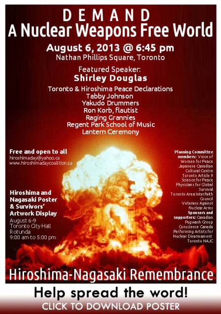 Demand a Nuclear Weapons Free World