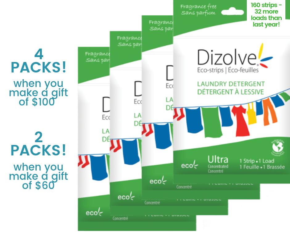 Free Gift of Dizove when you donate $60 or more