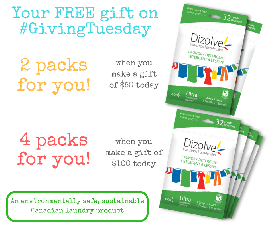 Your free gift of Dizolve when you donate today!